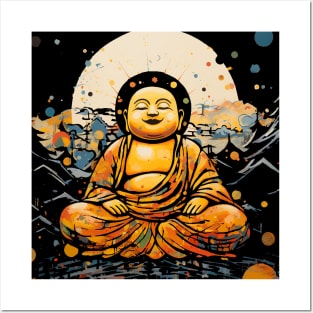 Happy Buddha Posters and Art